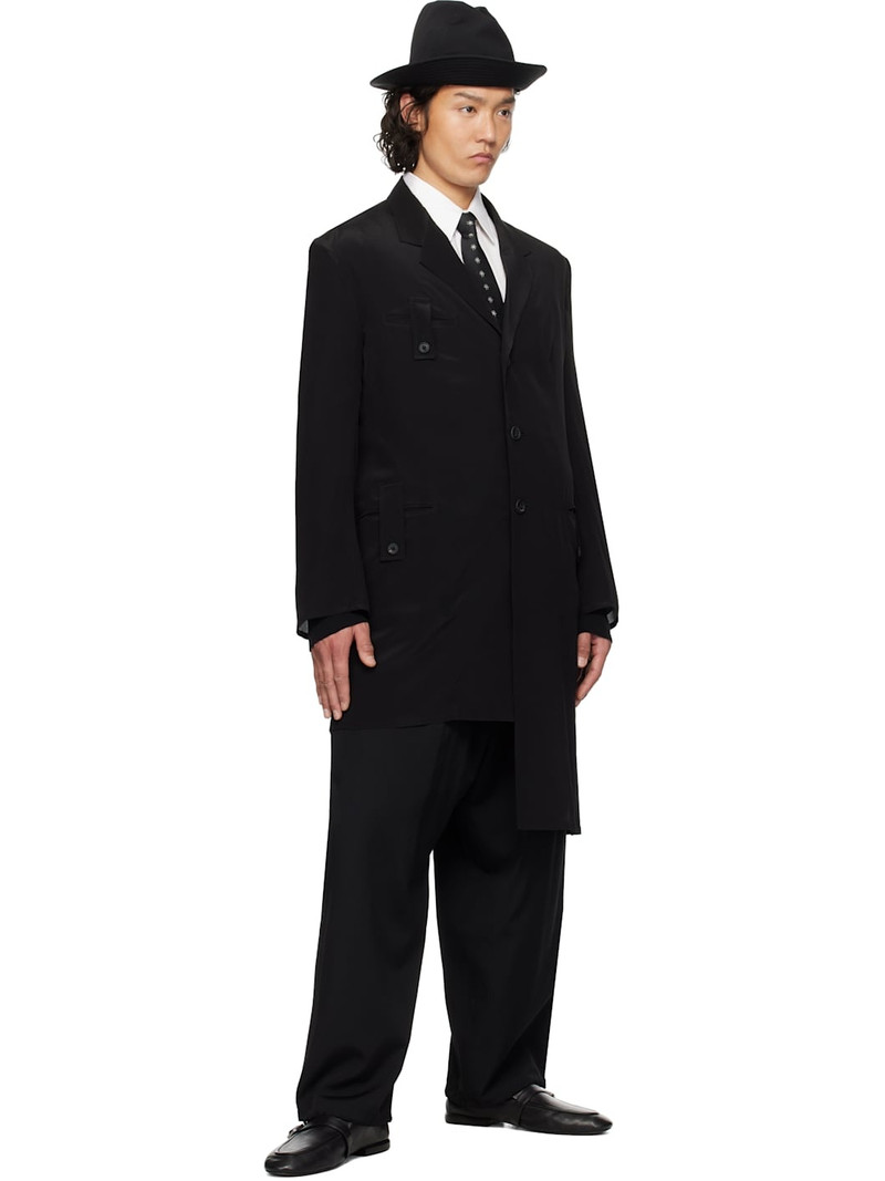 Yohji Yamamoto Black Tab Long Blazer outlook