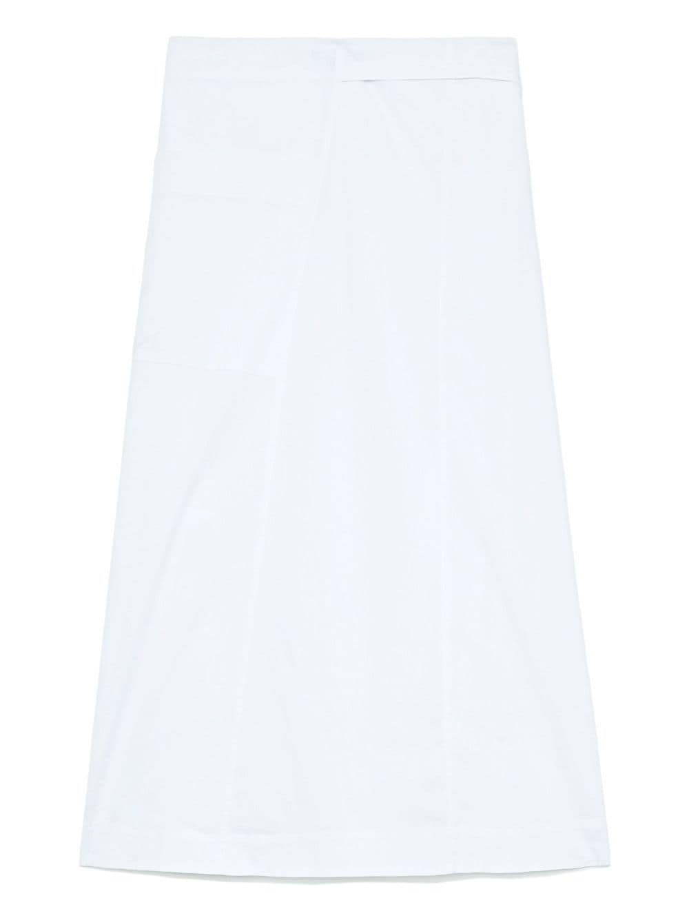 soft poplin wrap skirt - 6