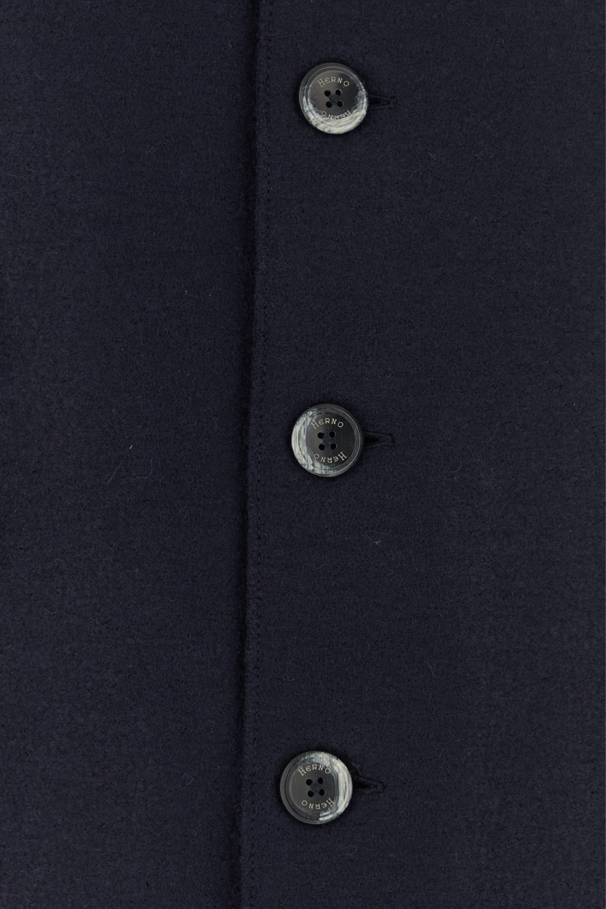 Midnight blue cotton blend cardigan - 3