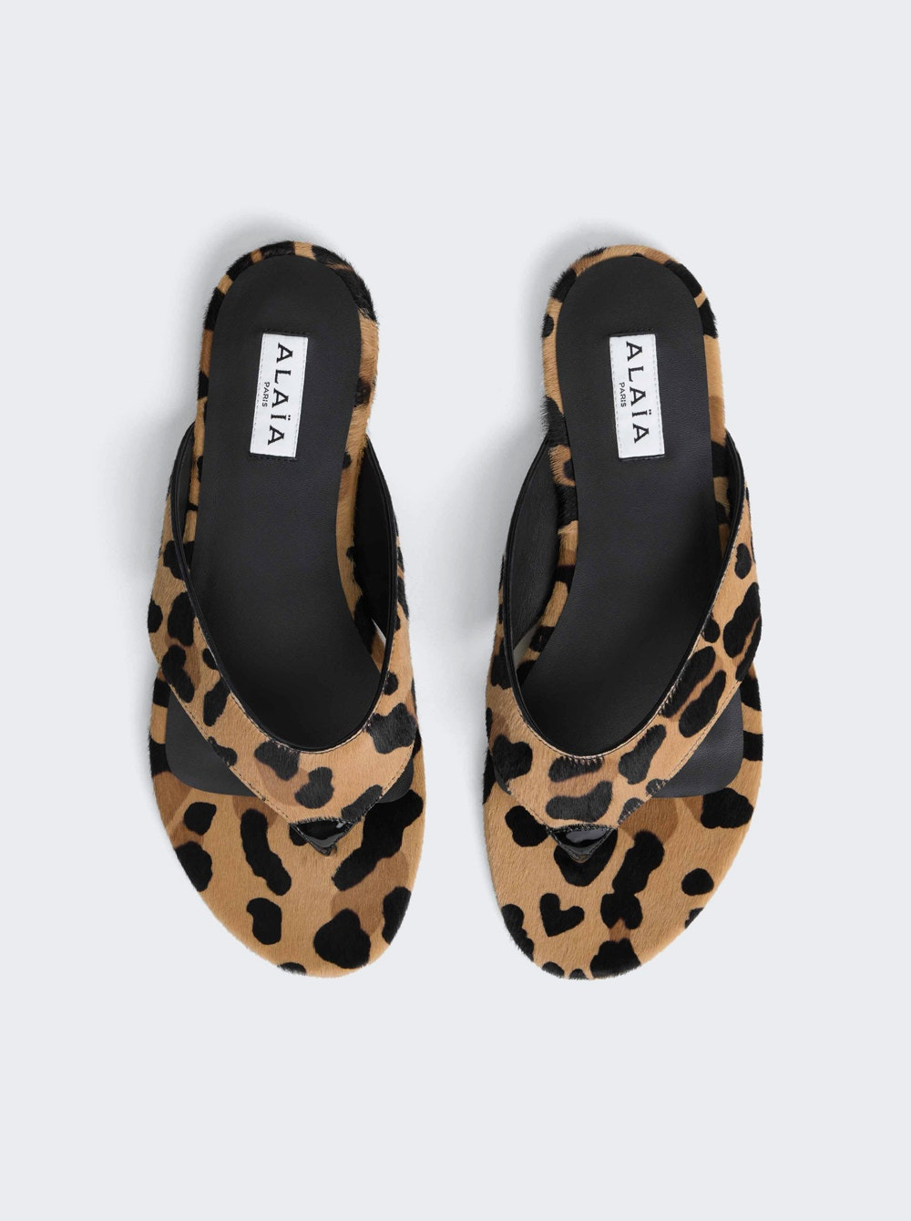 Flat Thong Mules Brun Sepia - 3