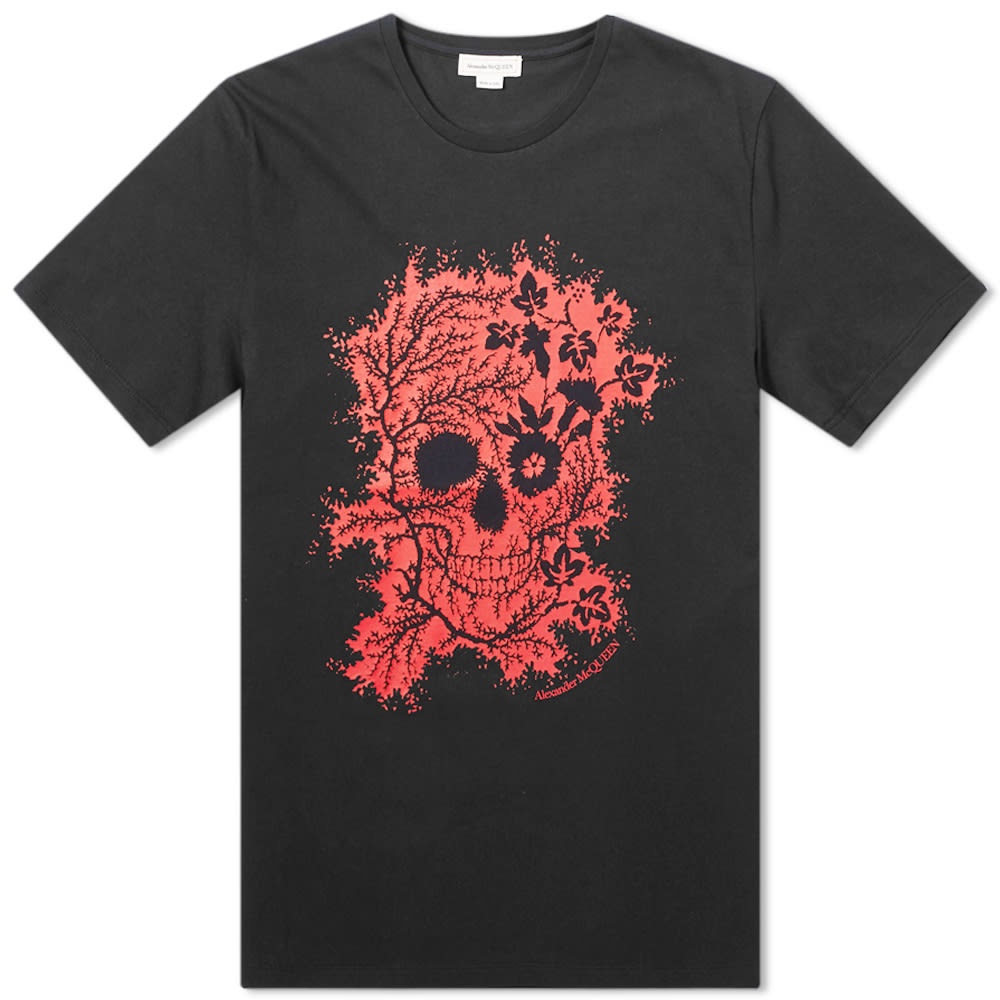 Alexander McQueen Flower Skull Tee - 1