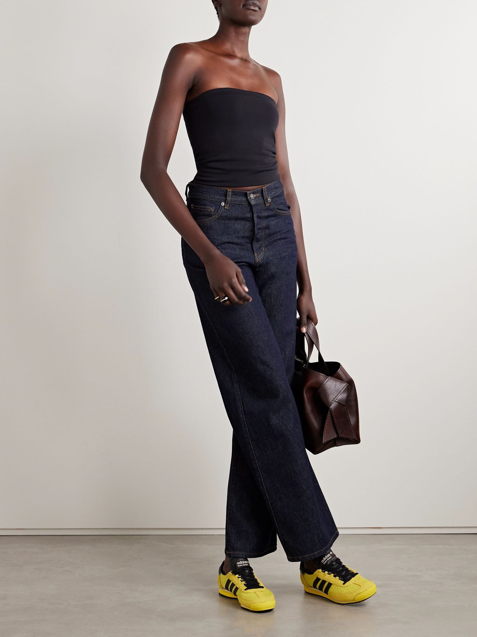 Fatal strapless stretch-jersey maxi dress Black - 8