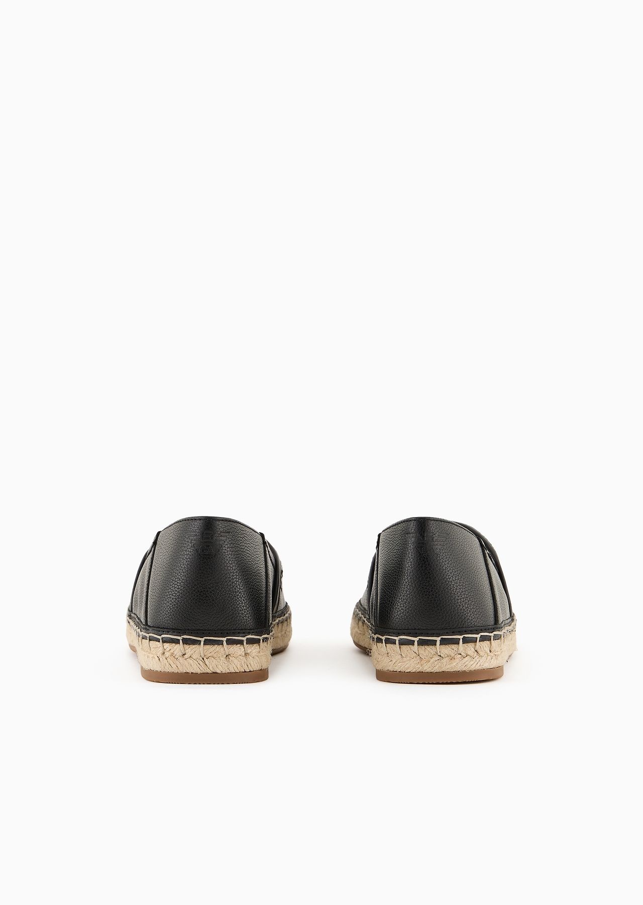 Logo-embroidered leather espadrilles - 4