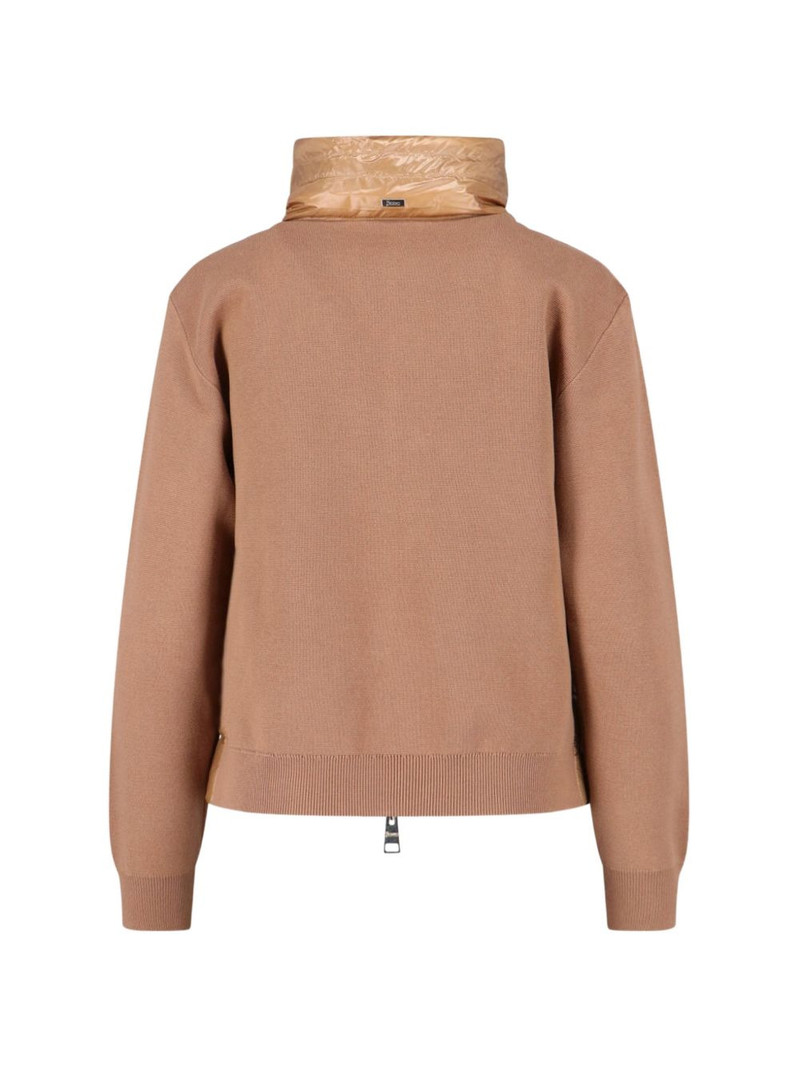 Herno zip-up cardigan outlook