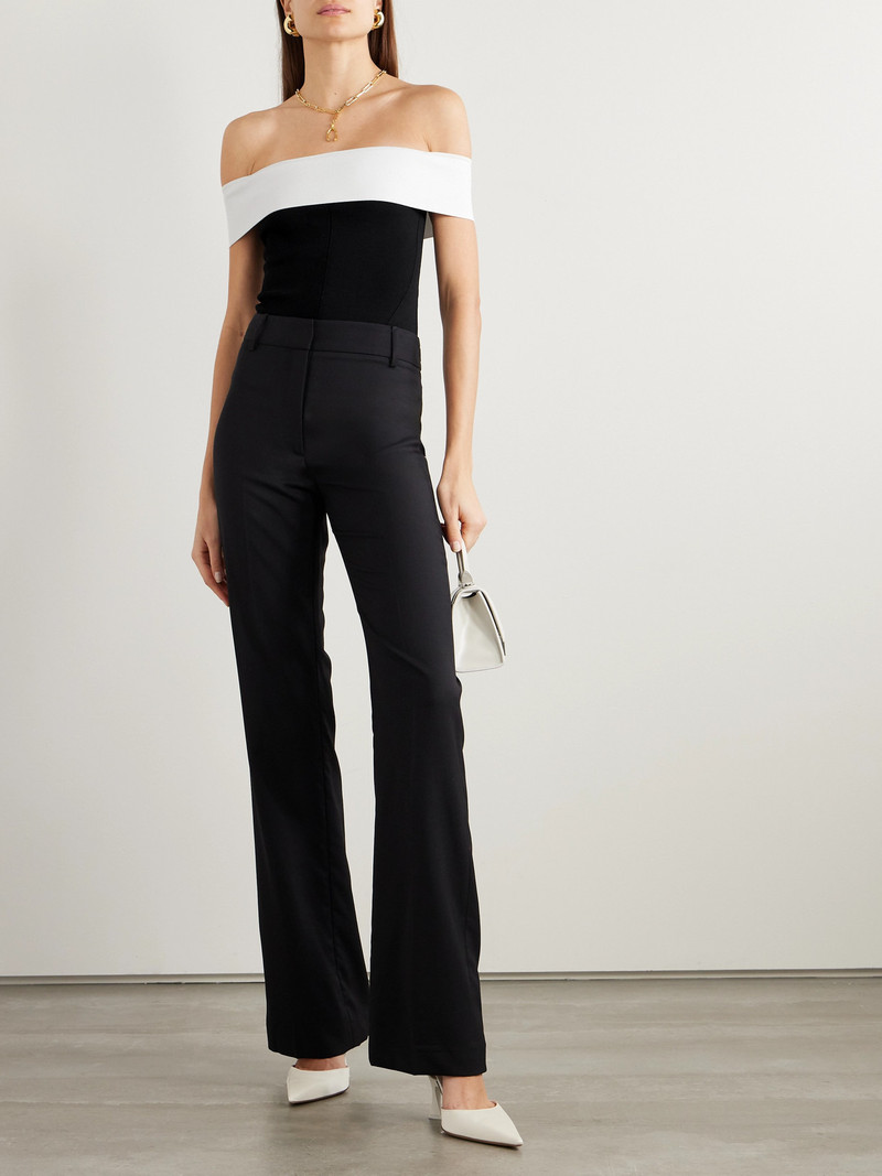 GALVAN Aria Stretch-knit Bodysuit outlook