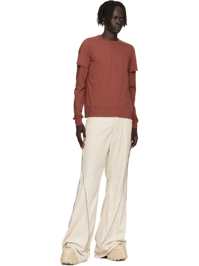 Rick Owens Pink Concordians Level LS T-shirt outlook