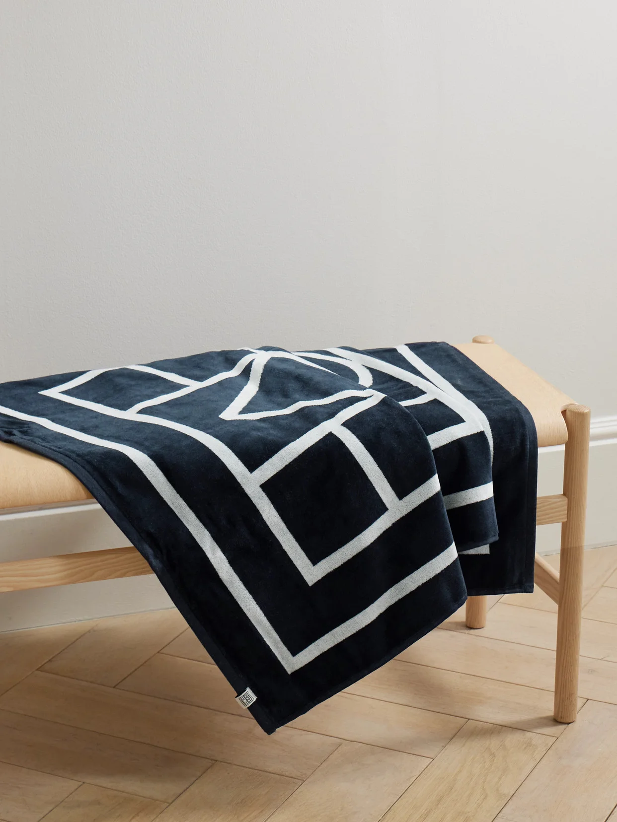 Cotton-terry Jacquard Beach Towel - 1