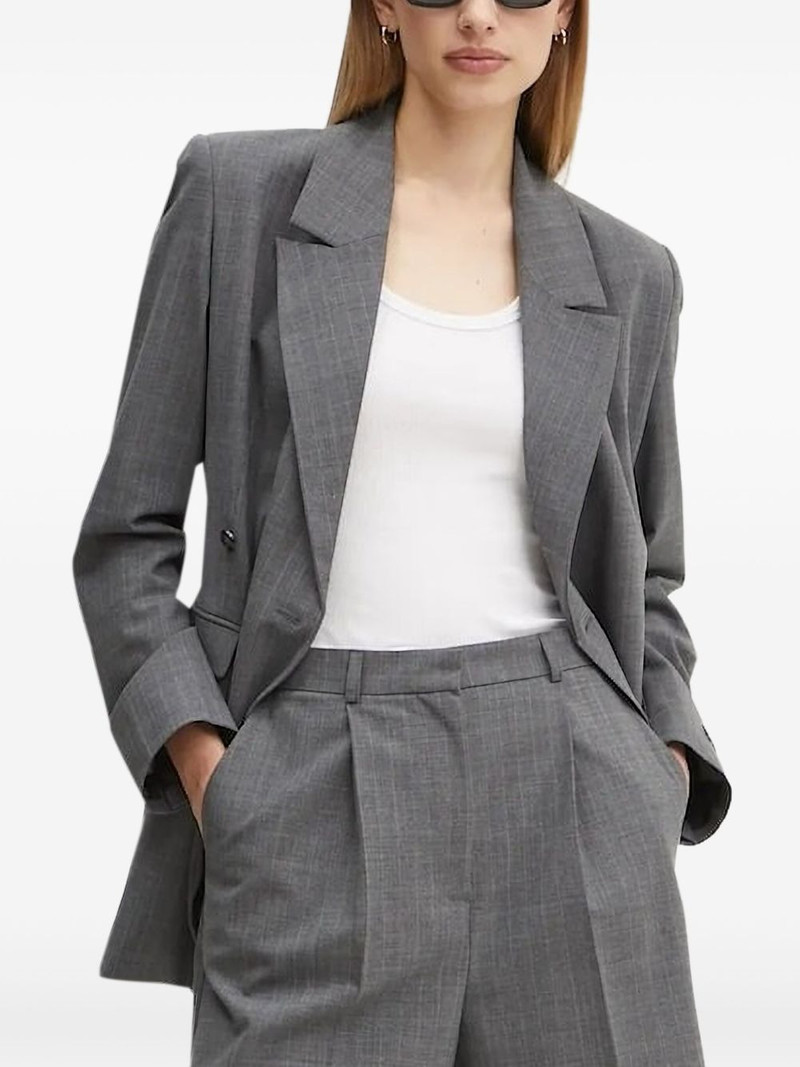 pinstripe double-breasted blazer 1