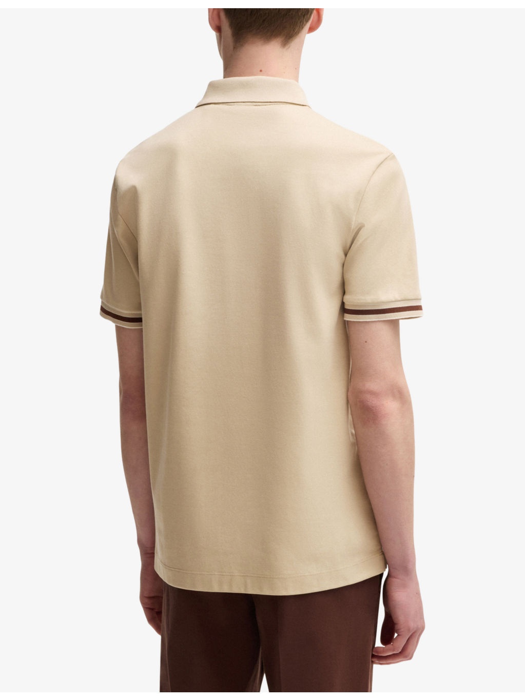 Business Leisure logo-embossed cotton-blend polo shirt - 4