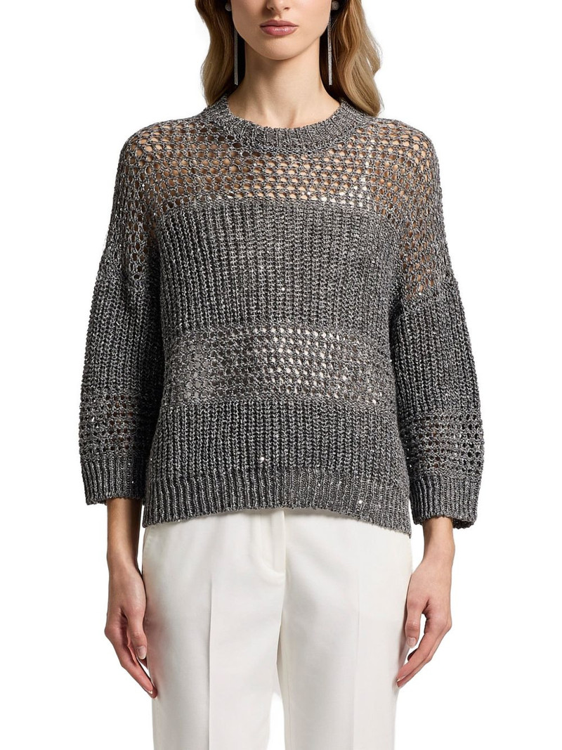 open knit jumper 1