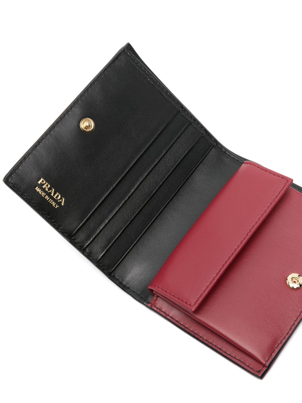 triangle-logo patent leather wallet - 3