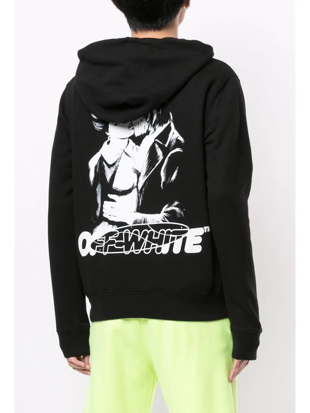 graphic print hoodie - 4