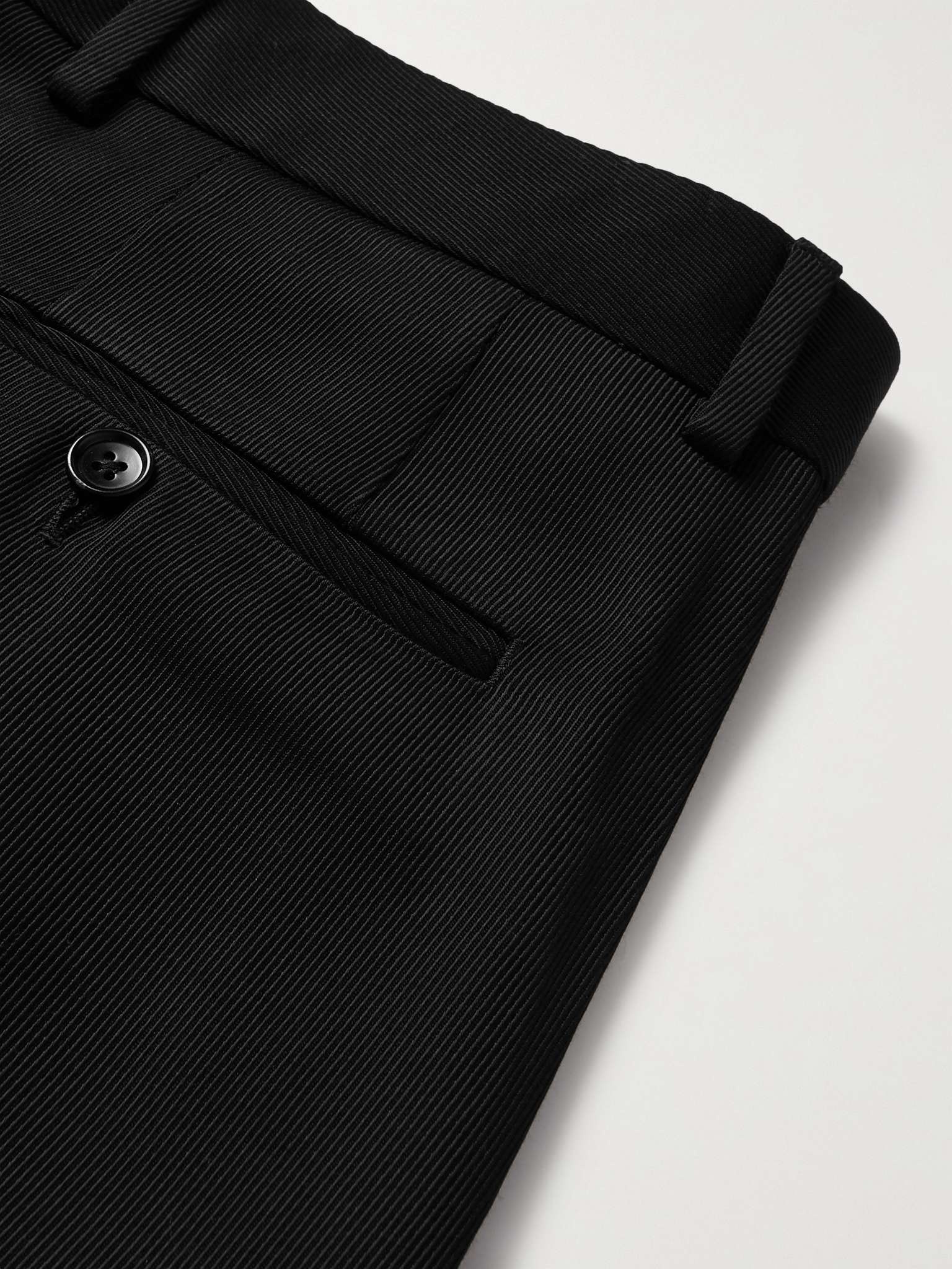 Shelton Tapered Pleated Twill Trousers - 5