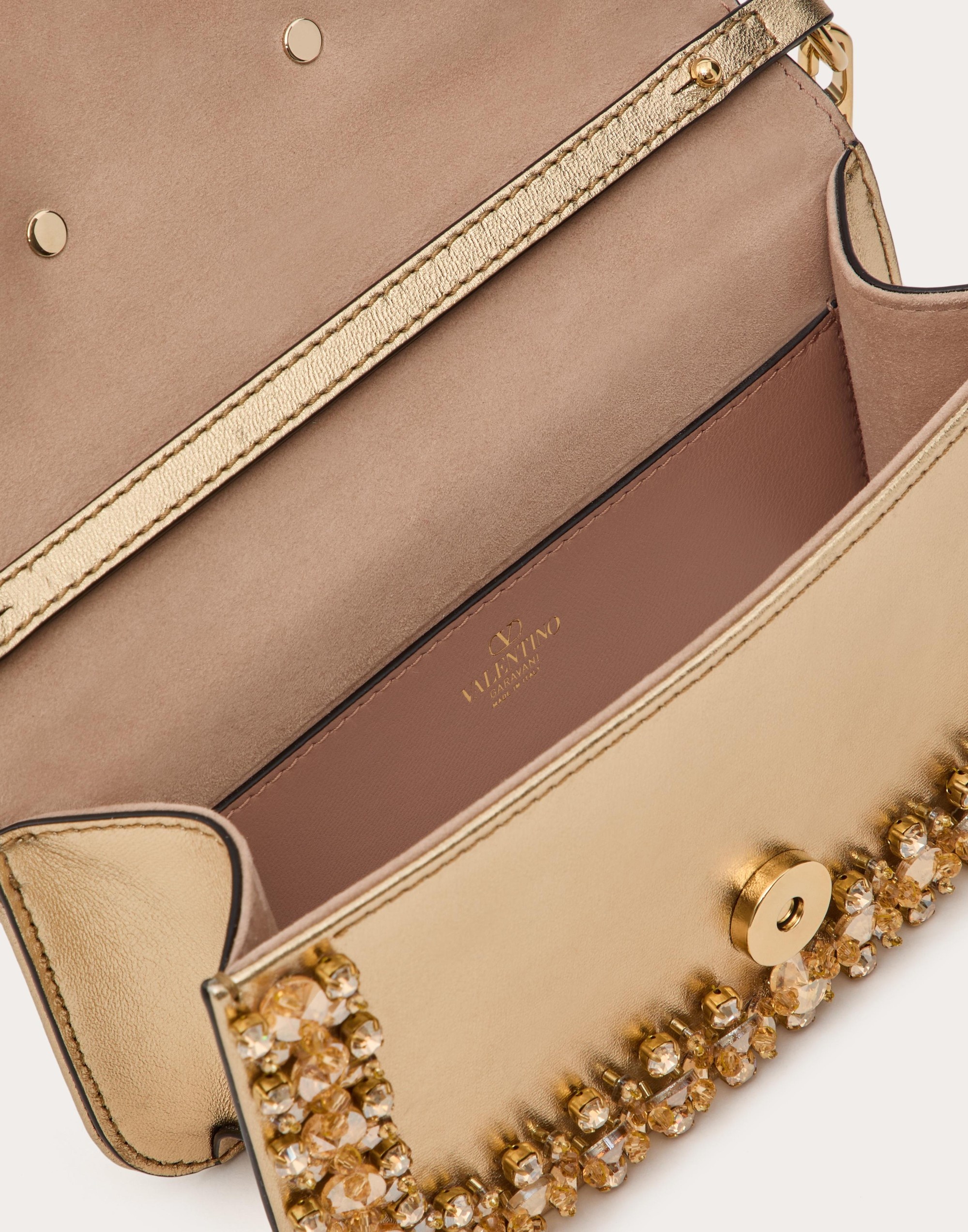 VALENTINO GARAVANI VALENTINO GARAVANI LOCÒ SMALL EMBROIDERED SHOULDER BAG - 7