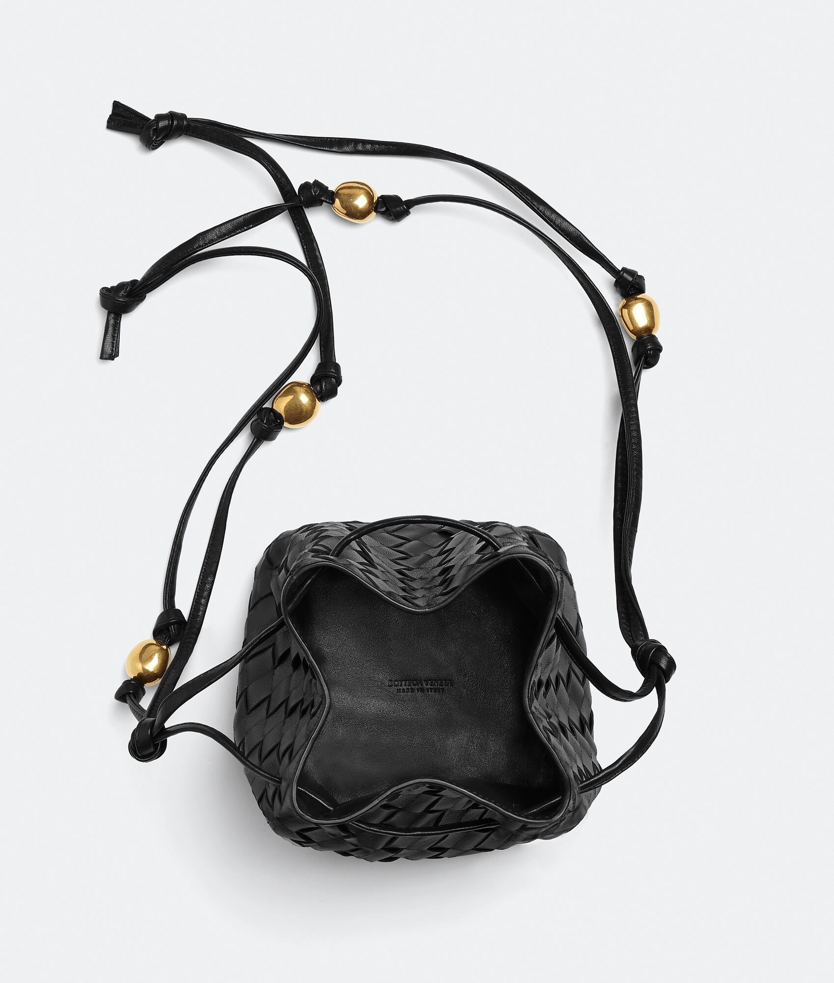 small intrecciato bucket bag - 3