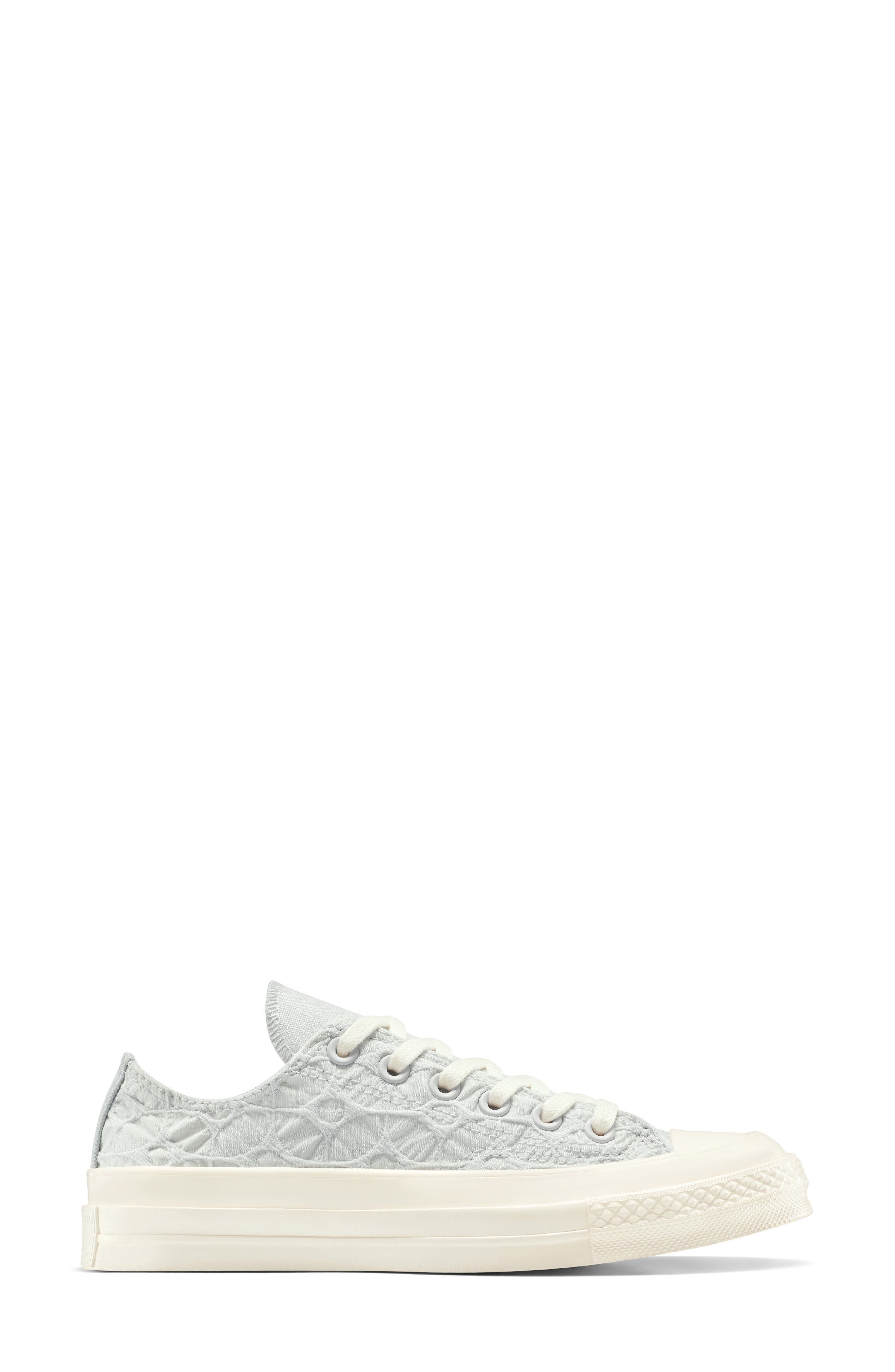 Converse Gender Inclusive Chuck 70 Textured Low Top Sneaker in Barely Grey/egret/grey at Nordstrom - 2