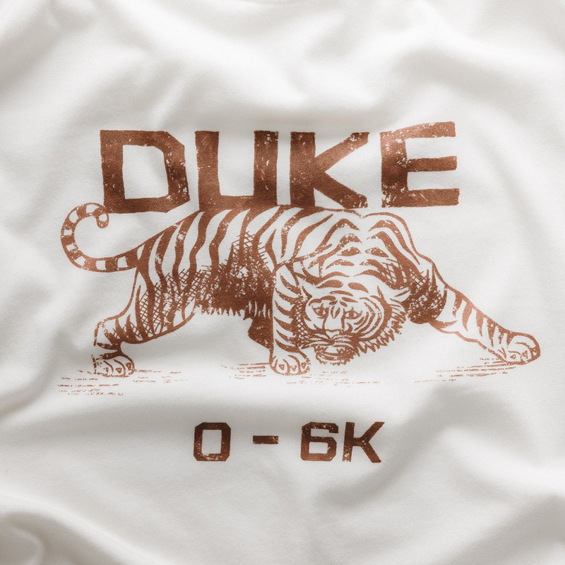 DUKE + DEXTER PD Rising Tiger Vintage White T-Shirt outlook