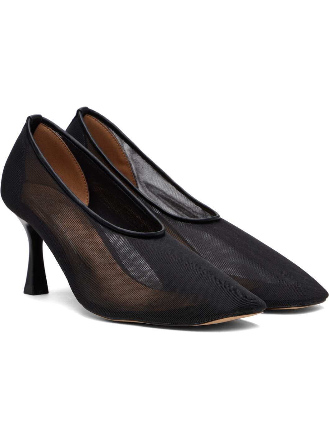 Black Marlene Heels - 4