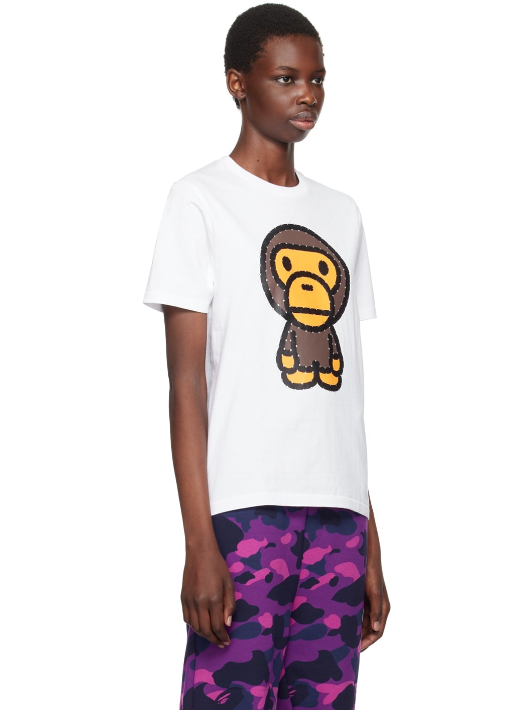 White Crystal Big Baby Milo T-Shirt - 2