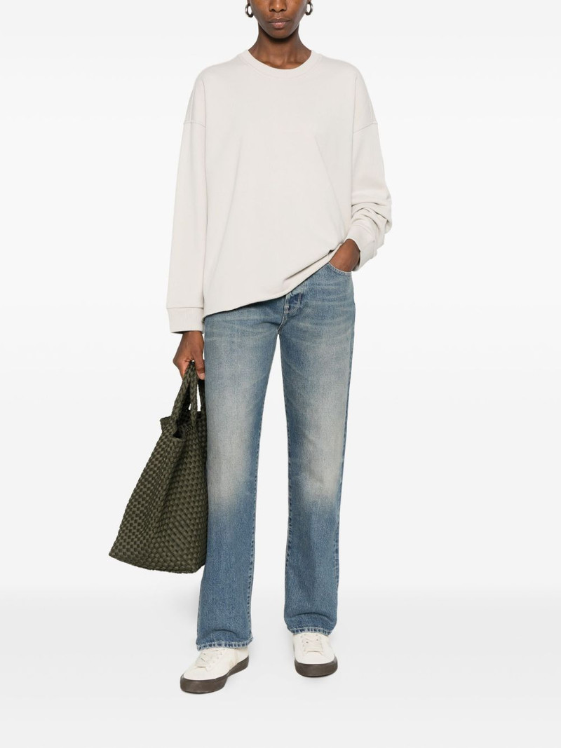 6397 crew-neck cotton sweatshirt outlook