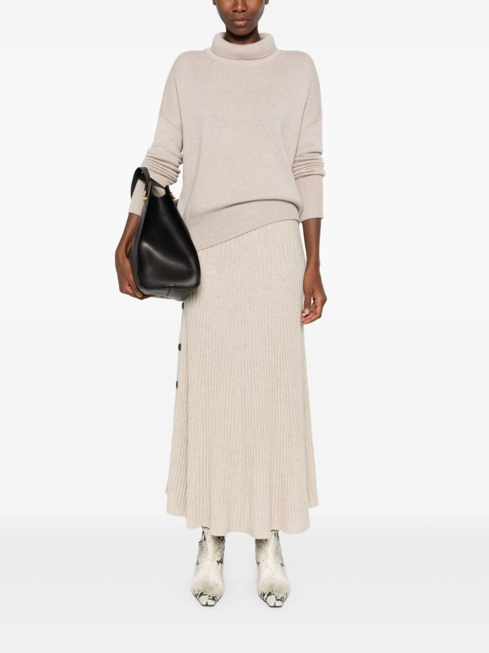 Lisa Yang Women Heidi Cashmere Turtle-Neck Sweater - 2