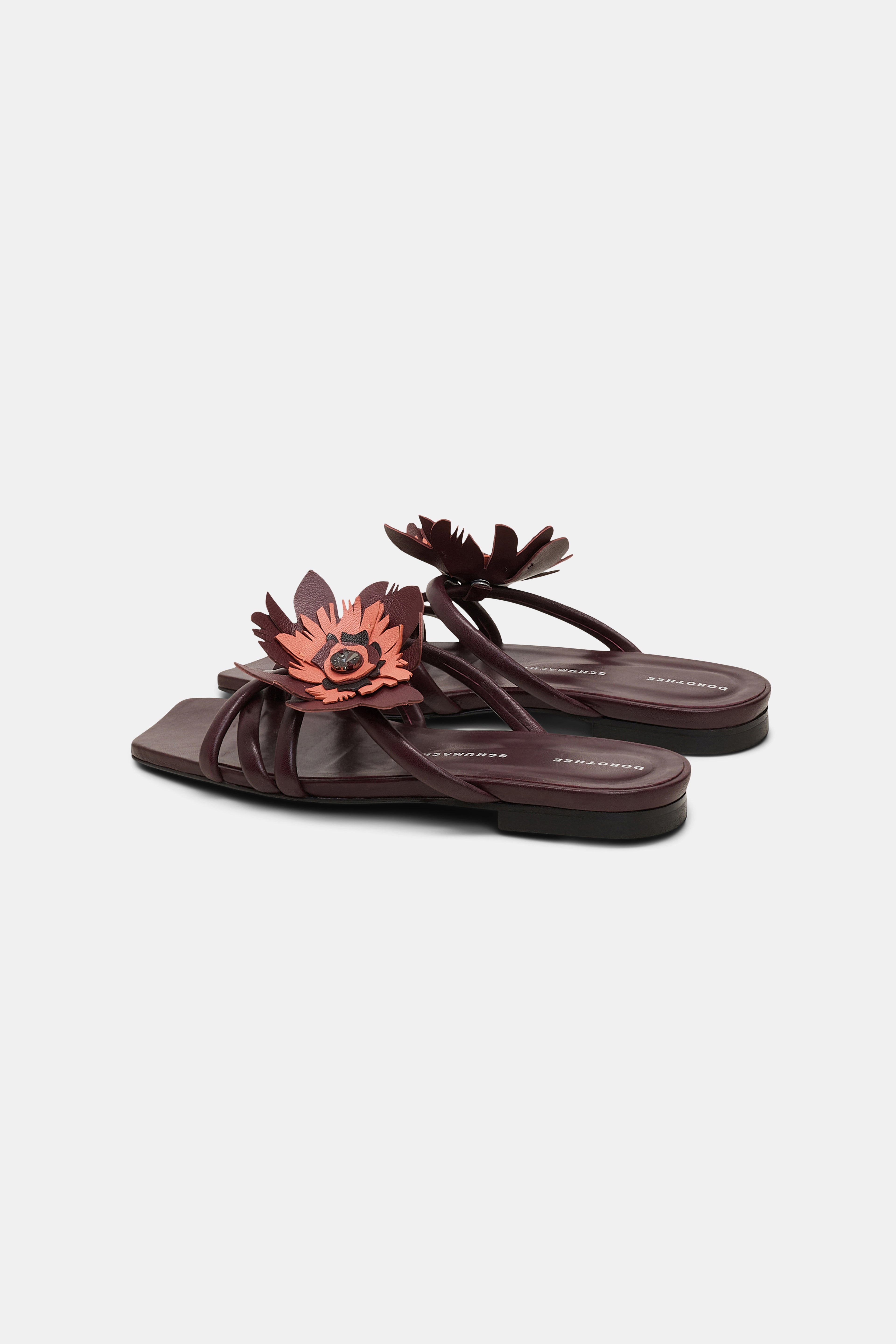 FLORAL STATEMENT flower sandal - 8