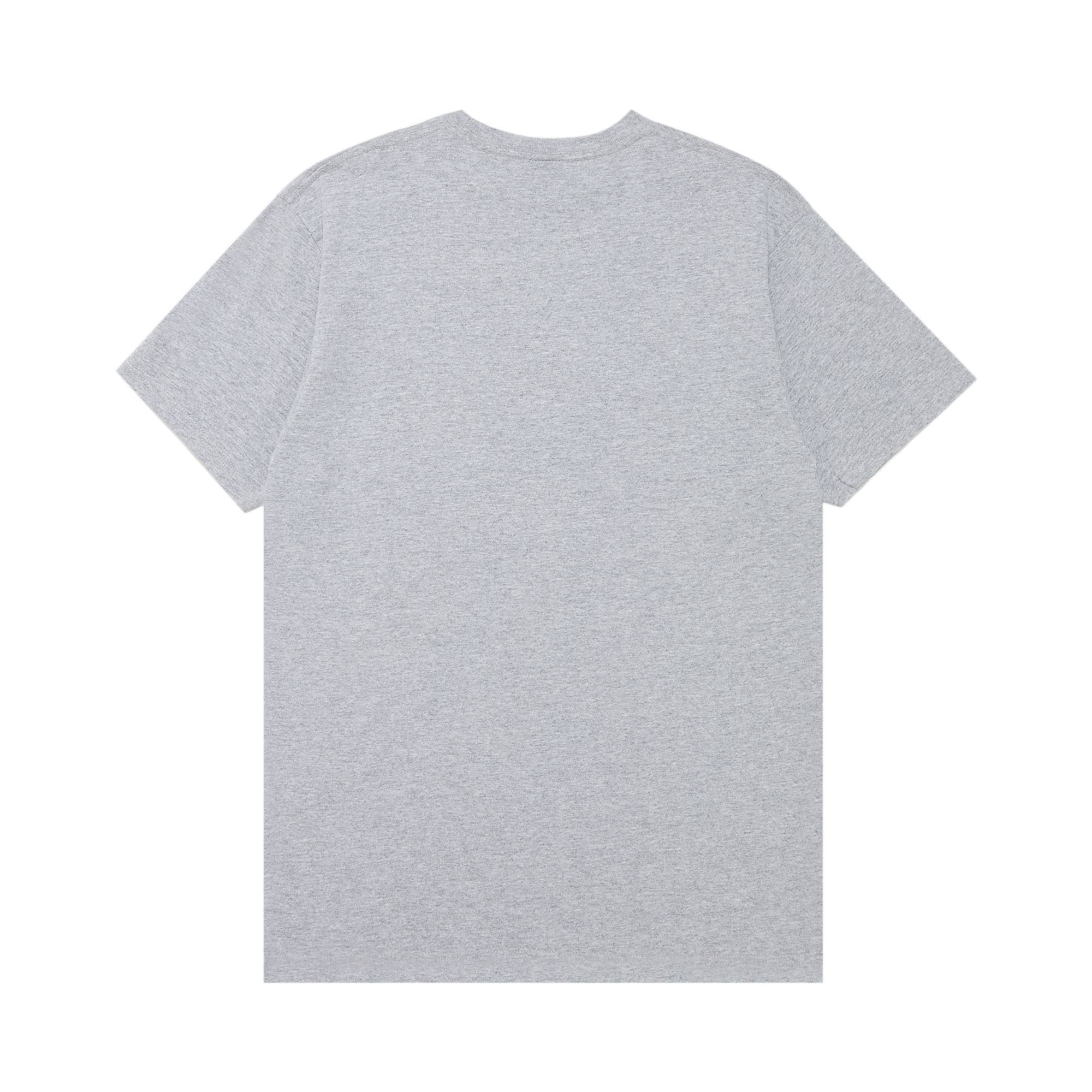 Stussy Walkin The Walk And Talkin The Talk Tee 'Grey Heather' - 2