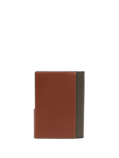 Mulberry Heritage Travel panelled wallet outlook