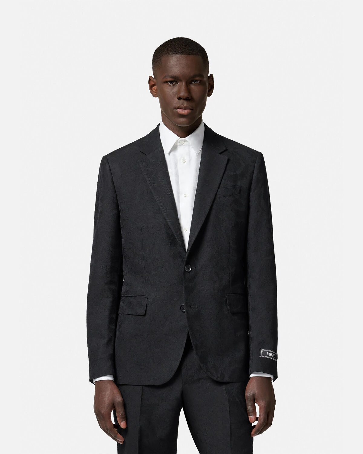 Barocco Jacquard Single-Breasted Blazer - 3