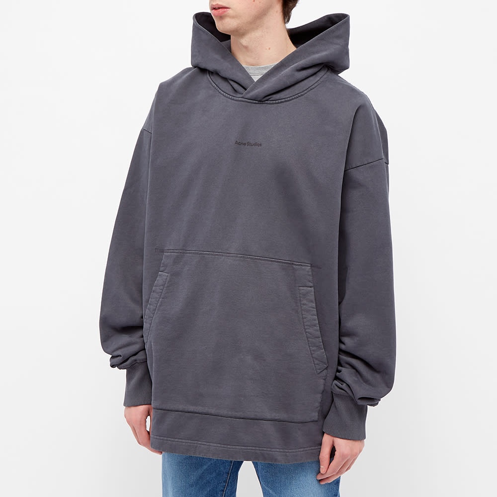 Acne Studios Franklin Stamp Logo Oversized Hoody - 4