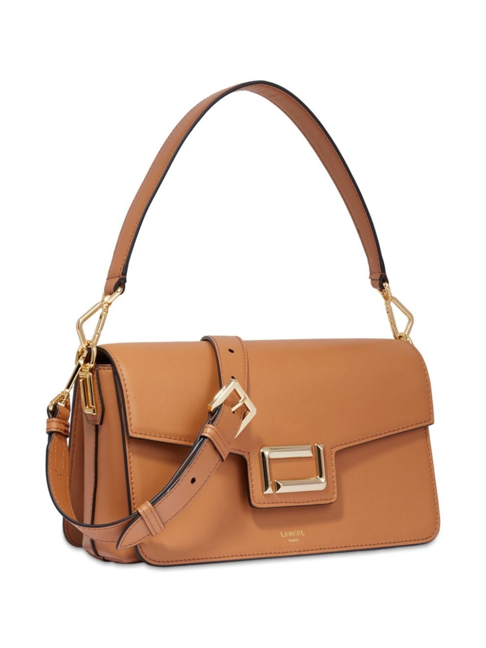 leather medium flap bag - 3