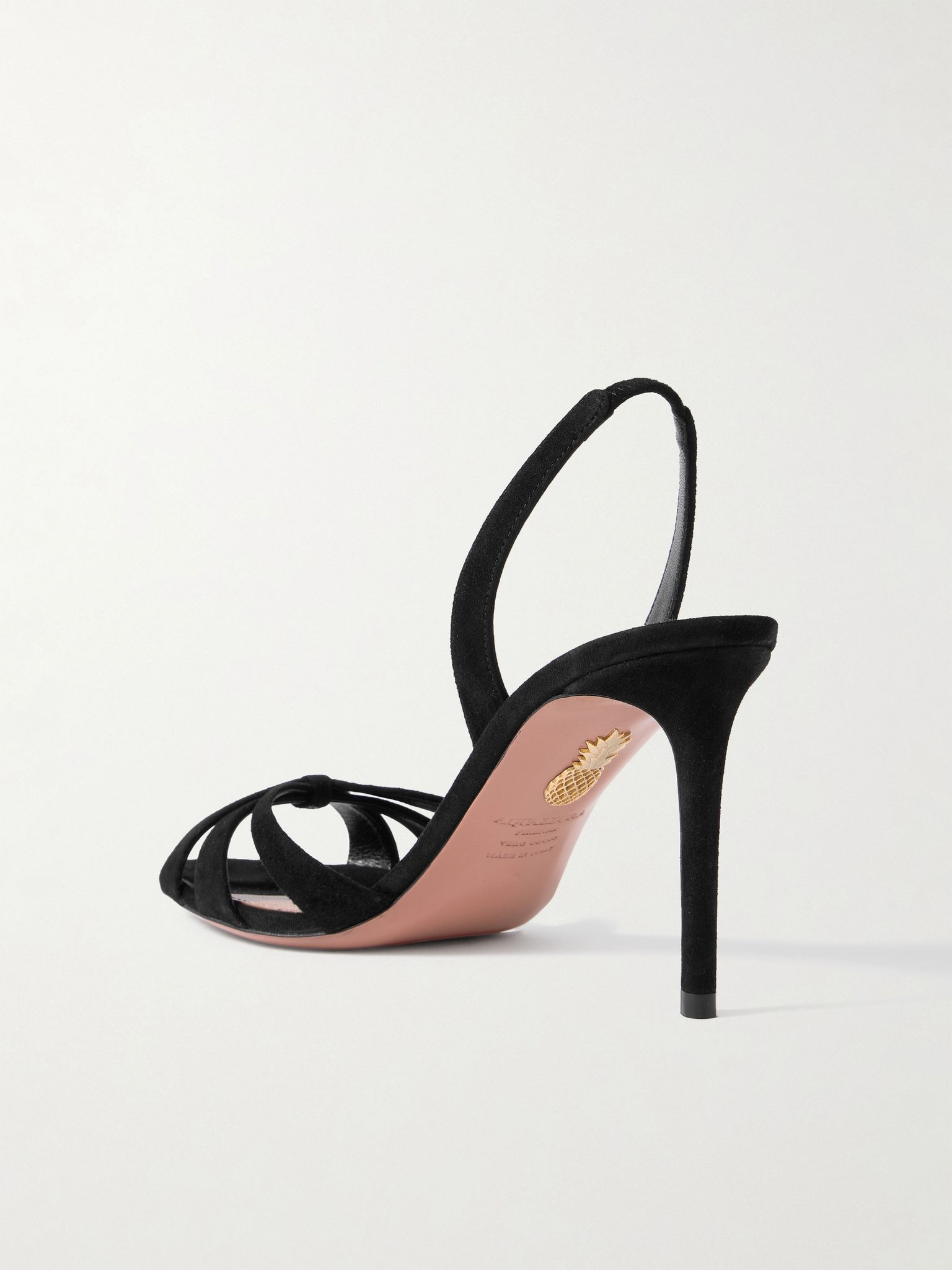 Tati 85 suede slingback sandals Black - 3