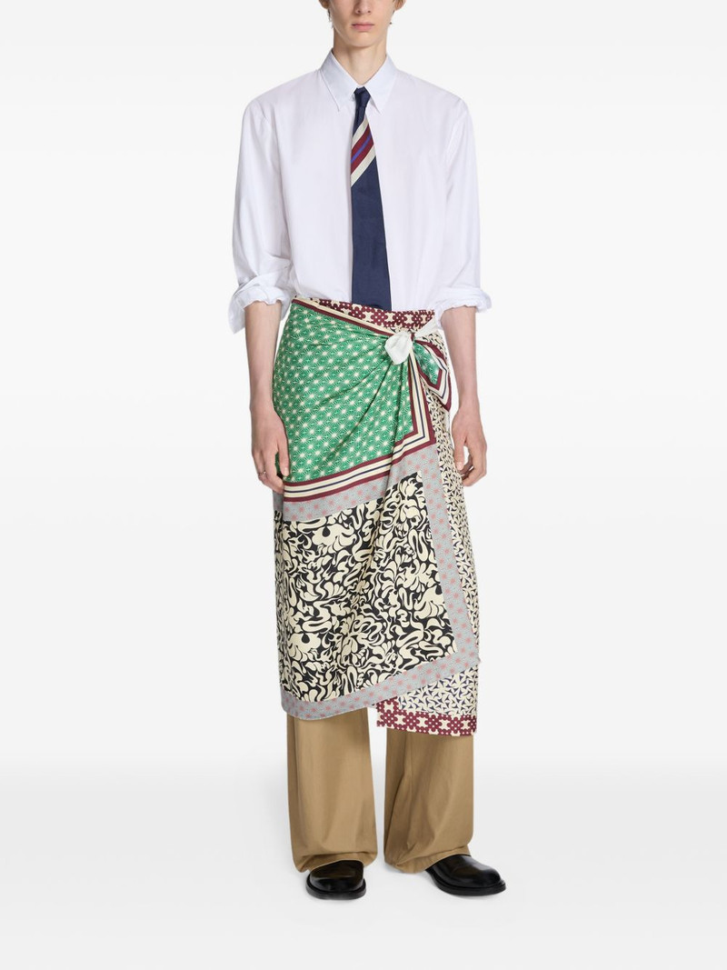 Dries Van Noten printed skirt outlook