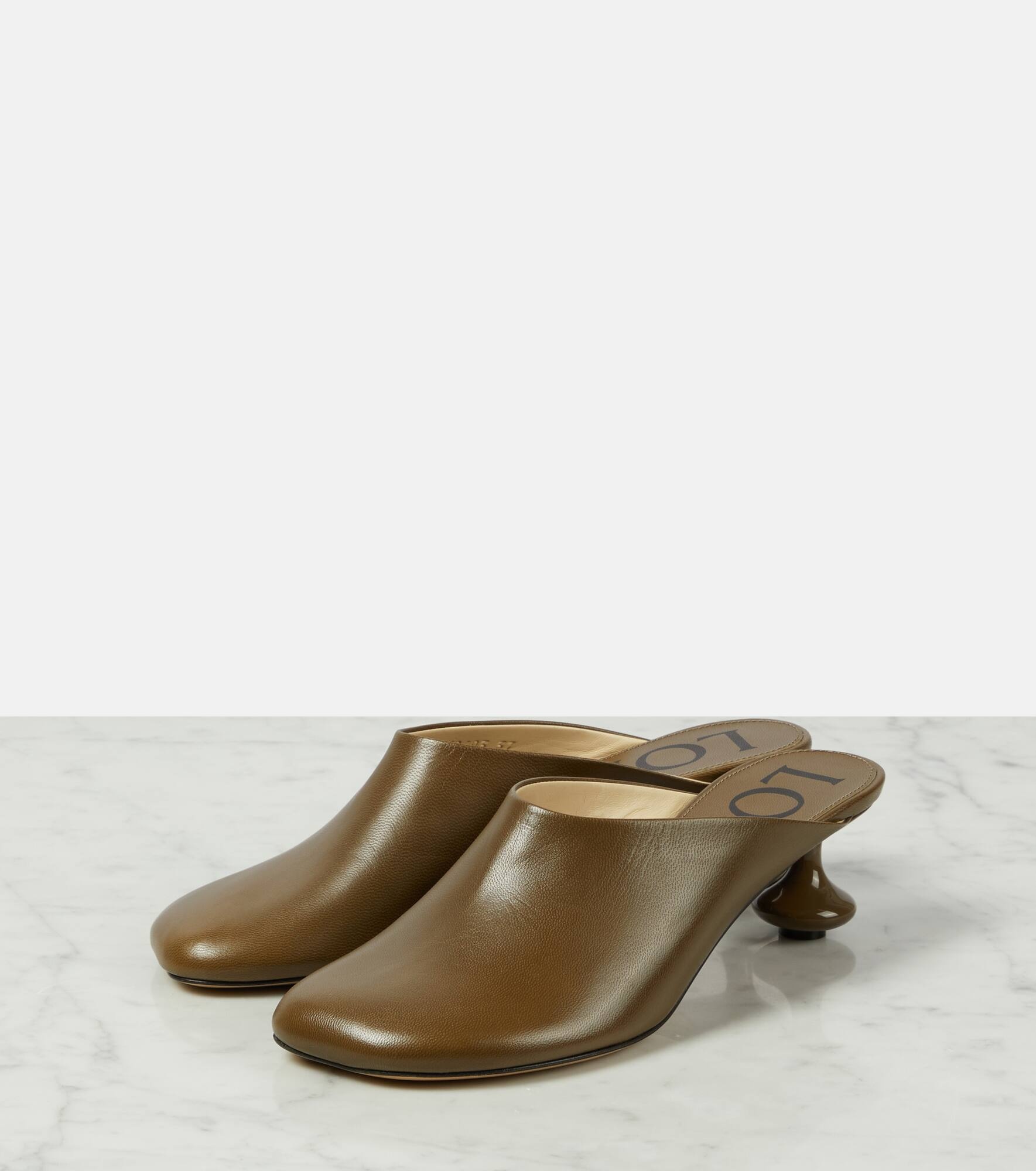 Toy leather mules - 5