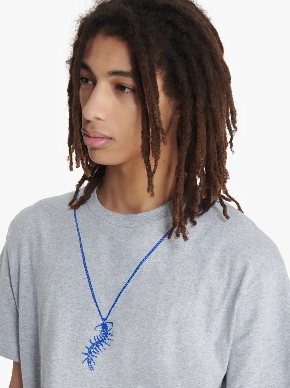 JW ANDERSON X QUEER T-SHIRT WITH NECKLACE PRINT - 2