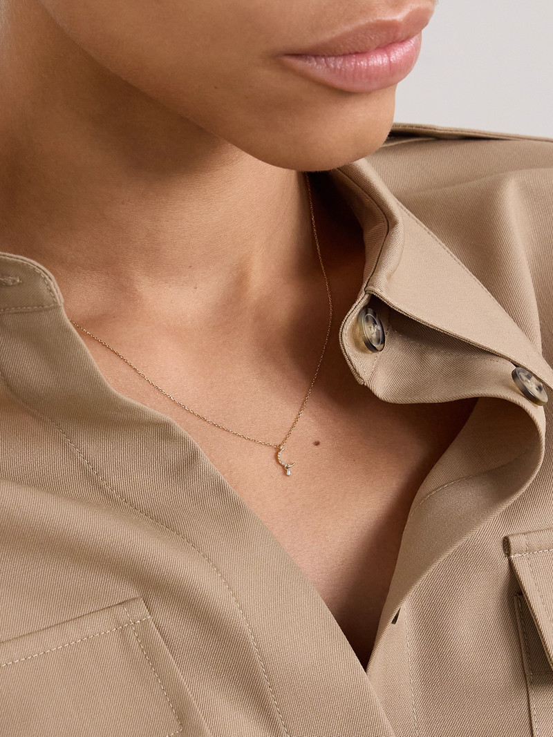 PERSÉE Séléné 18-karat Gold Diamond Necklace outlook