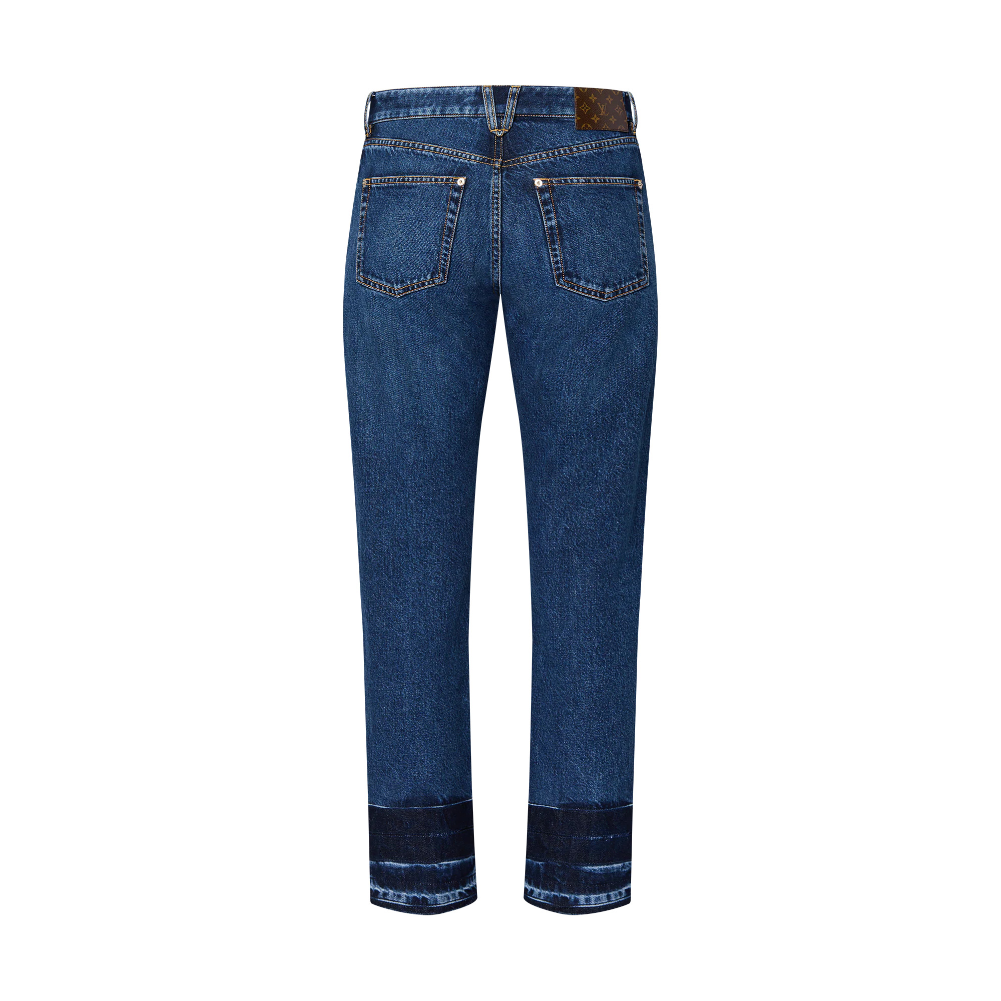 Washed Raw Denim Jeans - 3