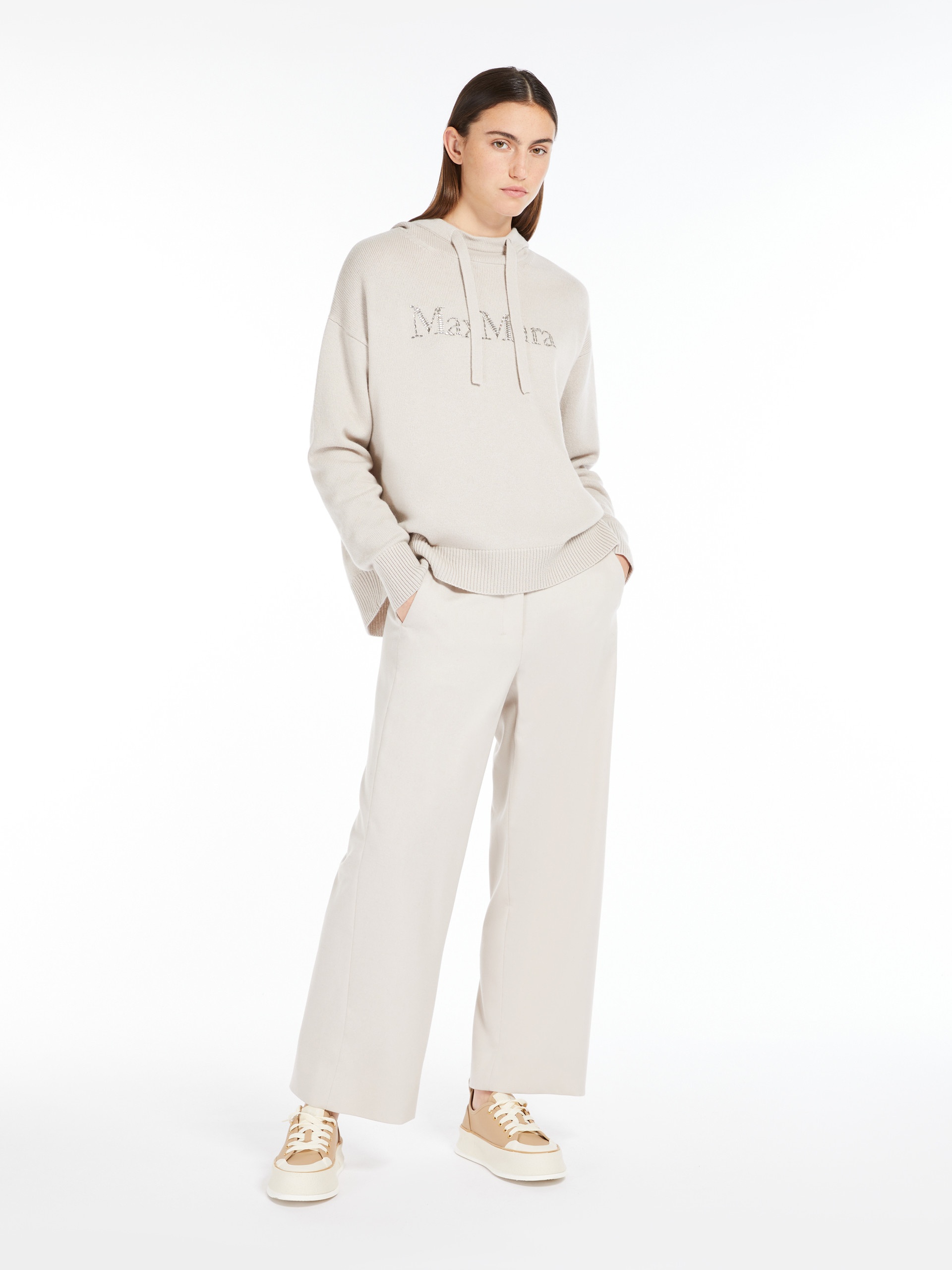 GORIZIA Wool and cashmere knit sweatshirt - 2