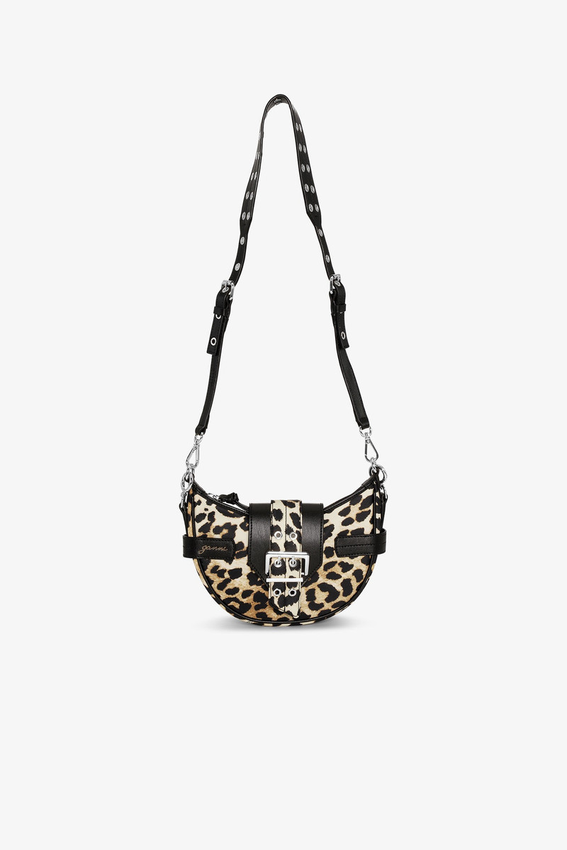 LEOPARD SMALL BUCKY CROSSBODY BAG 1