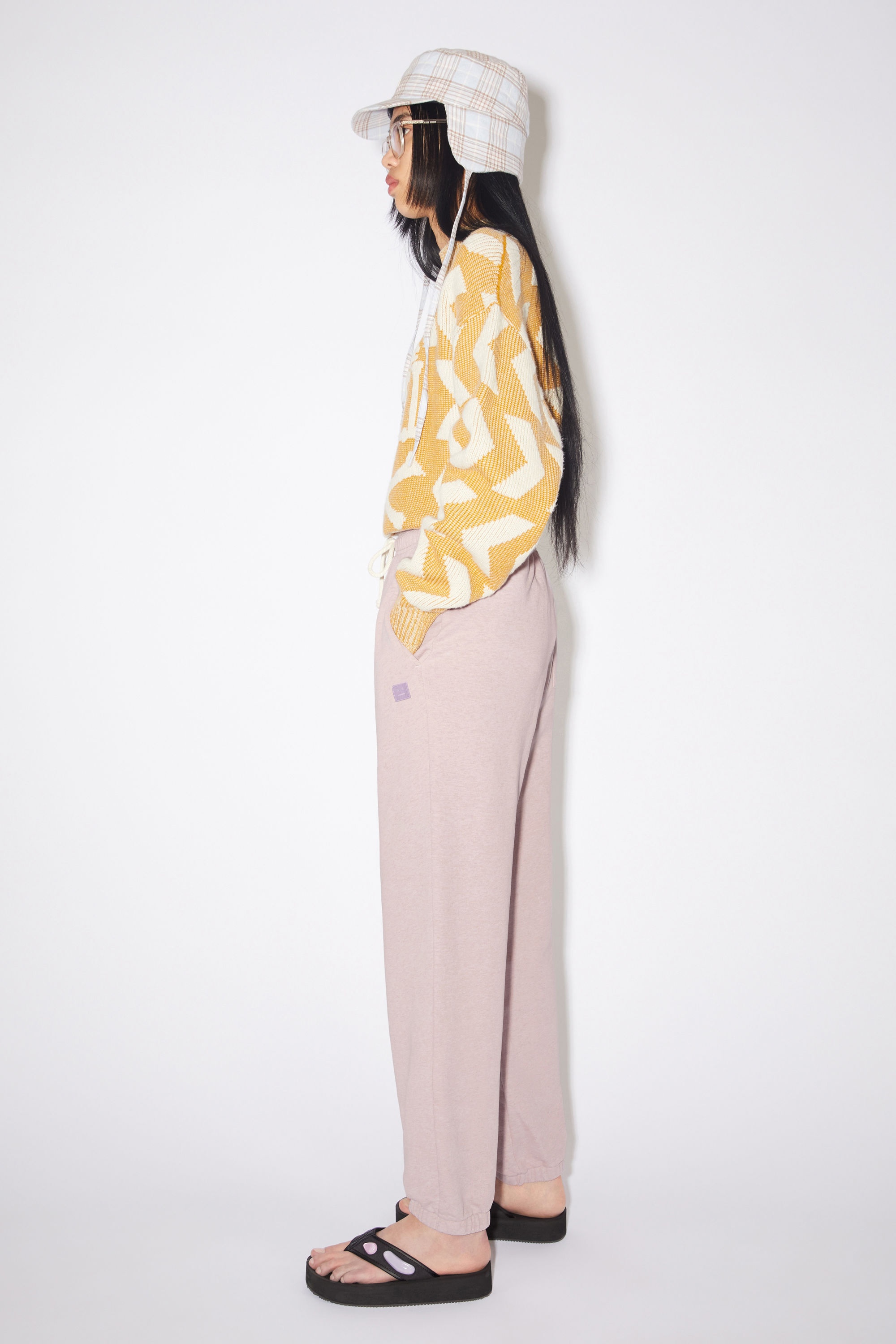 Sweatpants - Violet pink melange - 4