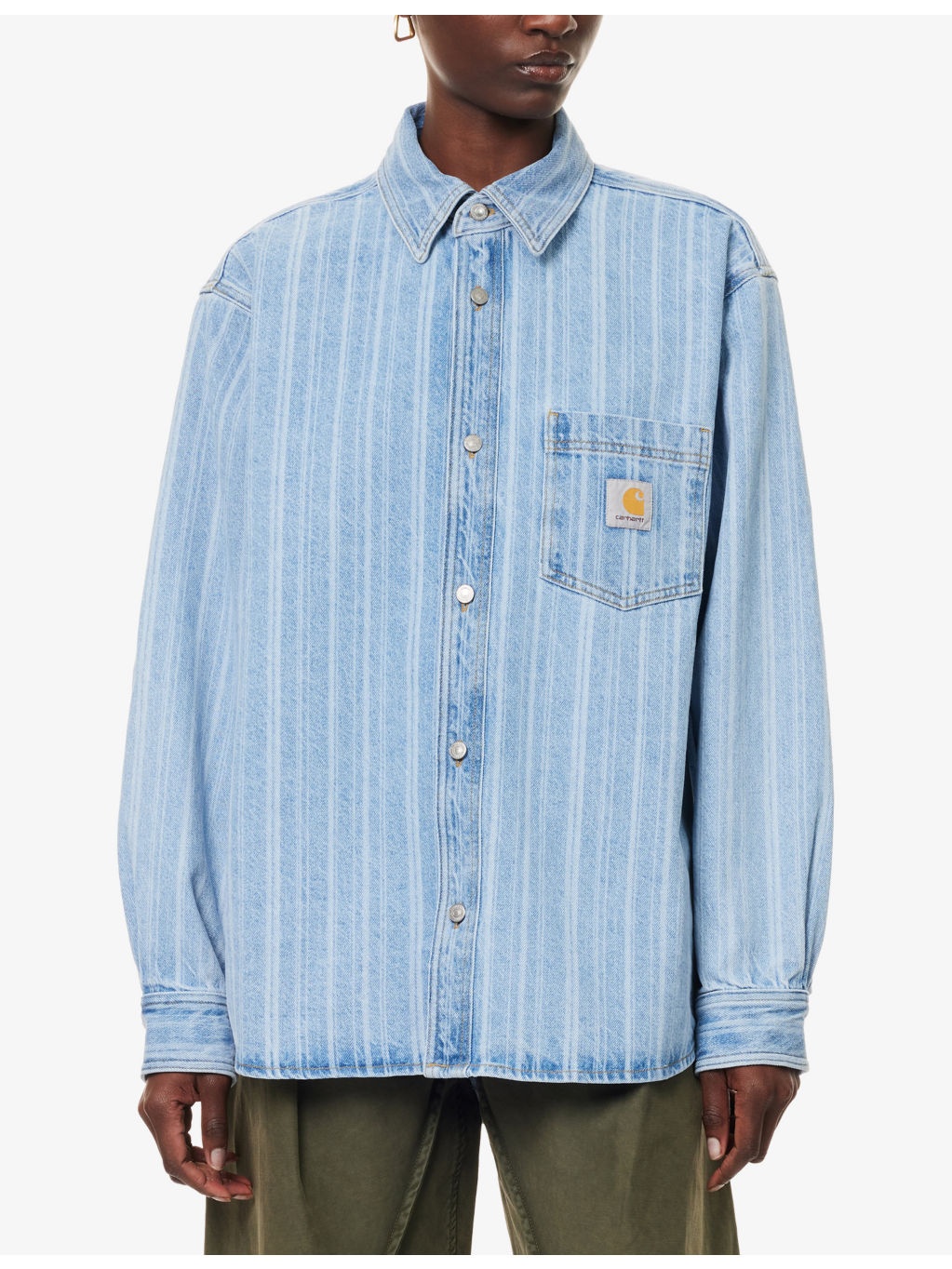 Rylan Striped Denim Shirt - 3