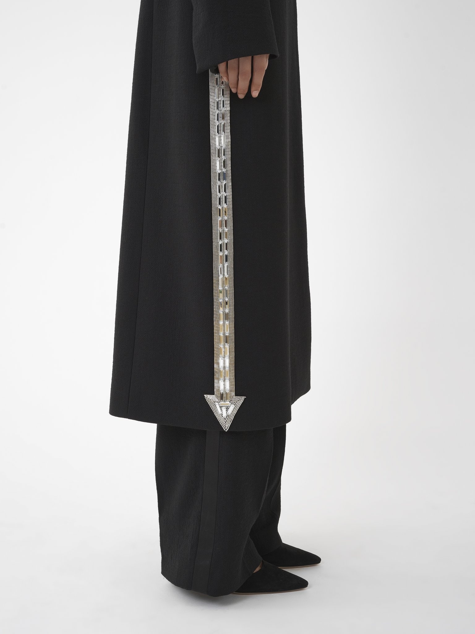 EMBROIDERED TAILORED COAT - 7