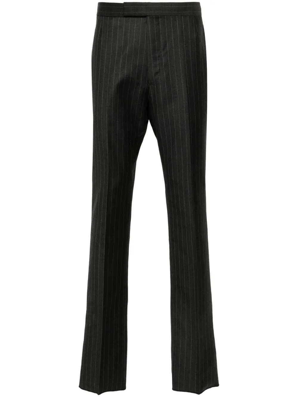 pinstripe wool trousers - 1