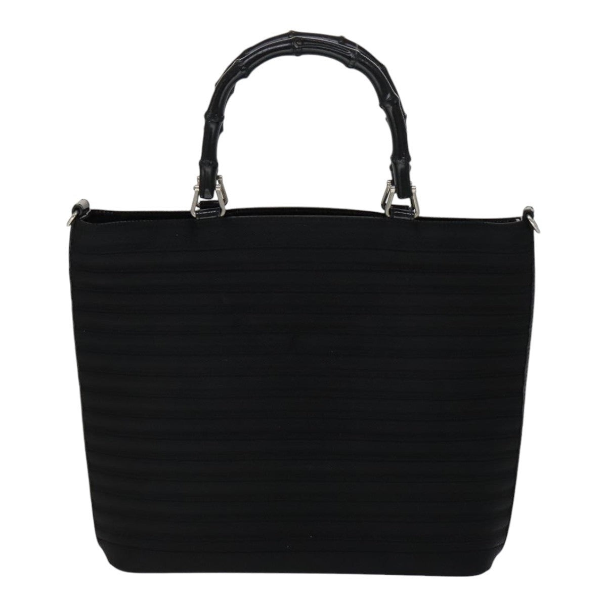 GUCCI Bamboo Hand Bag Nylon Black 000 1705 000 1705 - 13