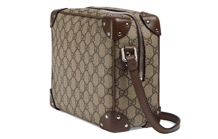 Gucci Leather Detail Shoulder Bag 'Beige Ebony' 626363-92TDN-8358 - 2
