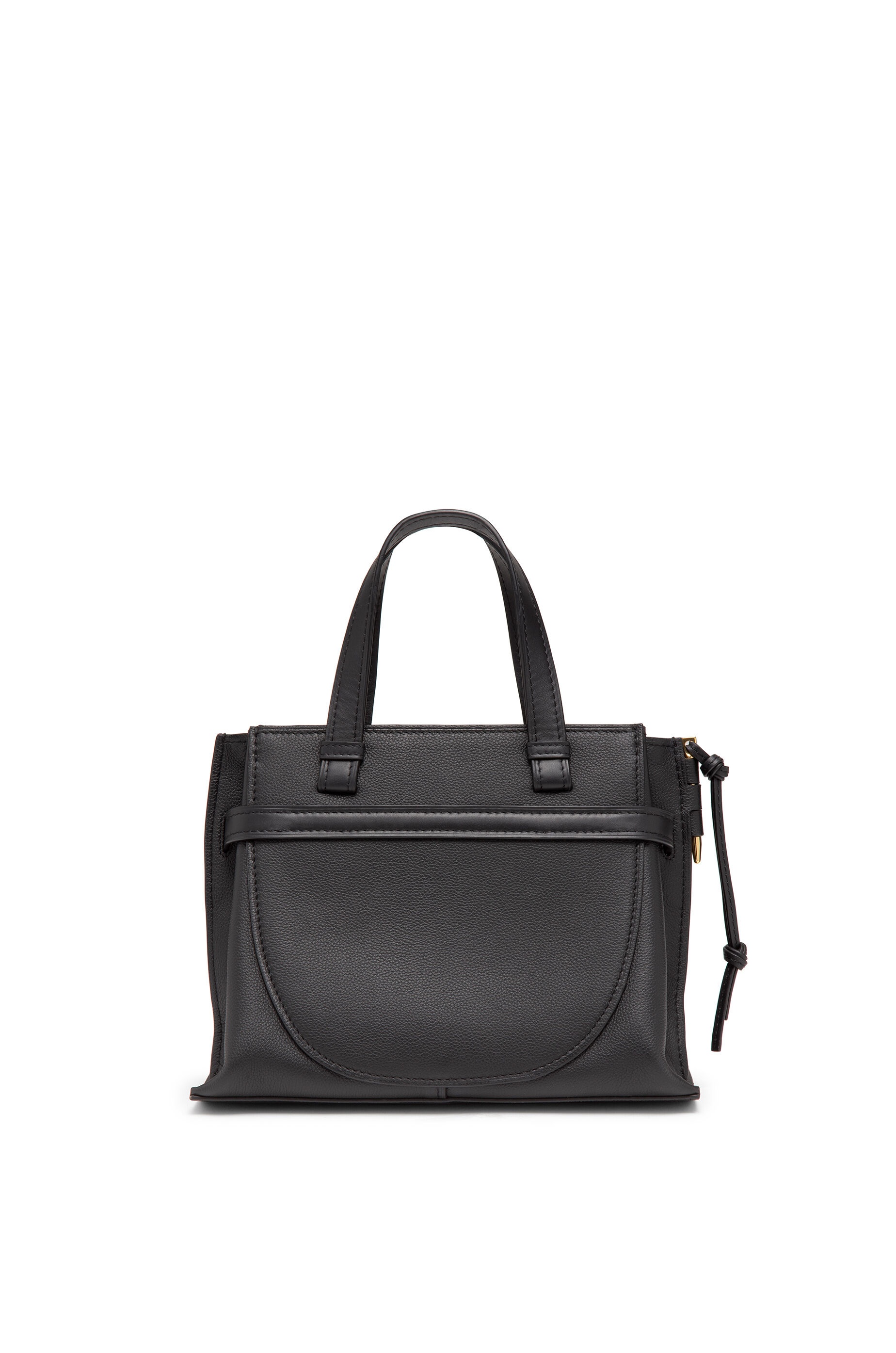 Small Gate Top Handle bag in soft grained calfskin - 8