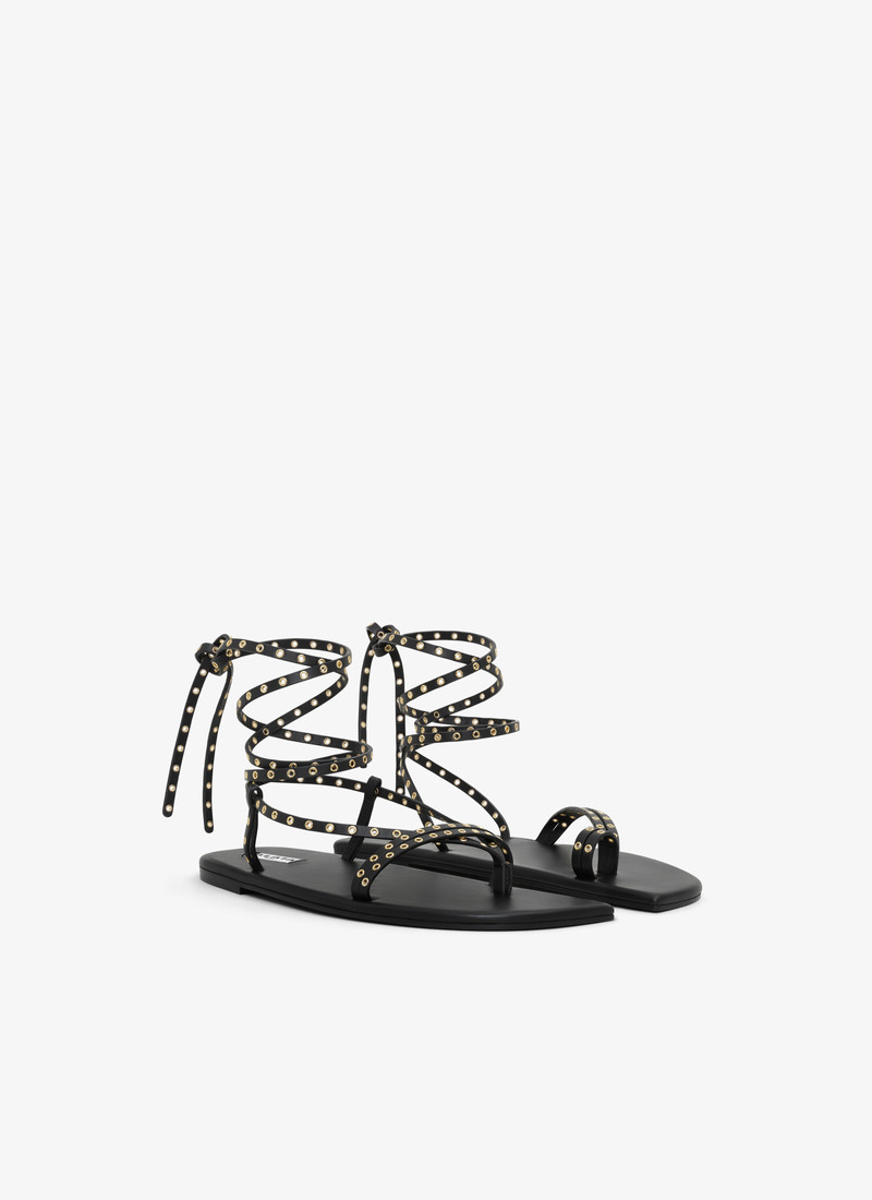 Alaïa MARSA FLAT SANDALS IN CALFSKIN outlook