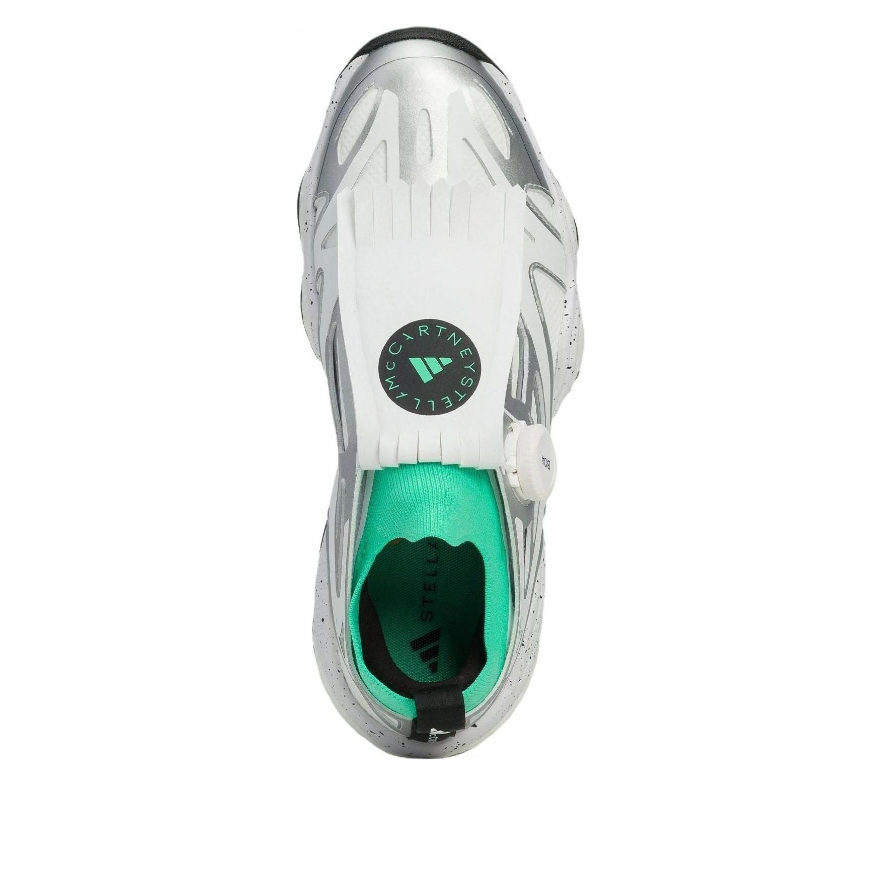 (WMNS) adidas Codechaos BOA by Stella McCartney 'Core White Bright Green Silver Metallic' JH8937 - 4