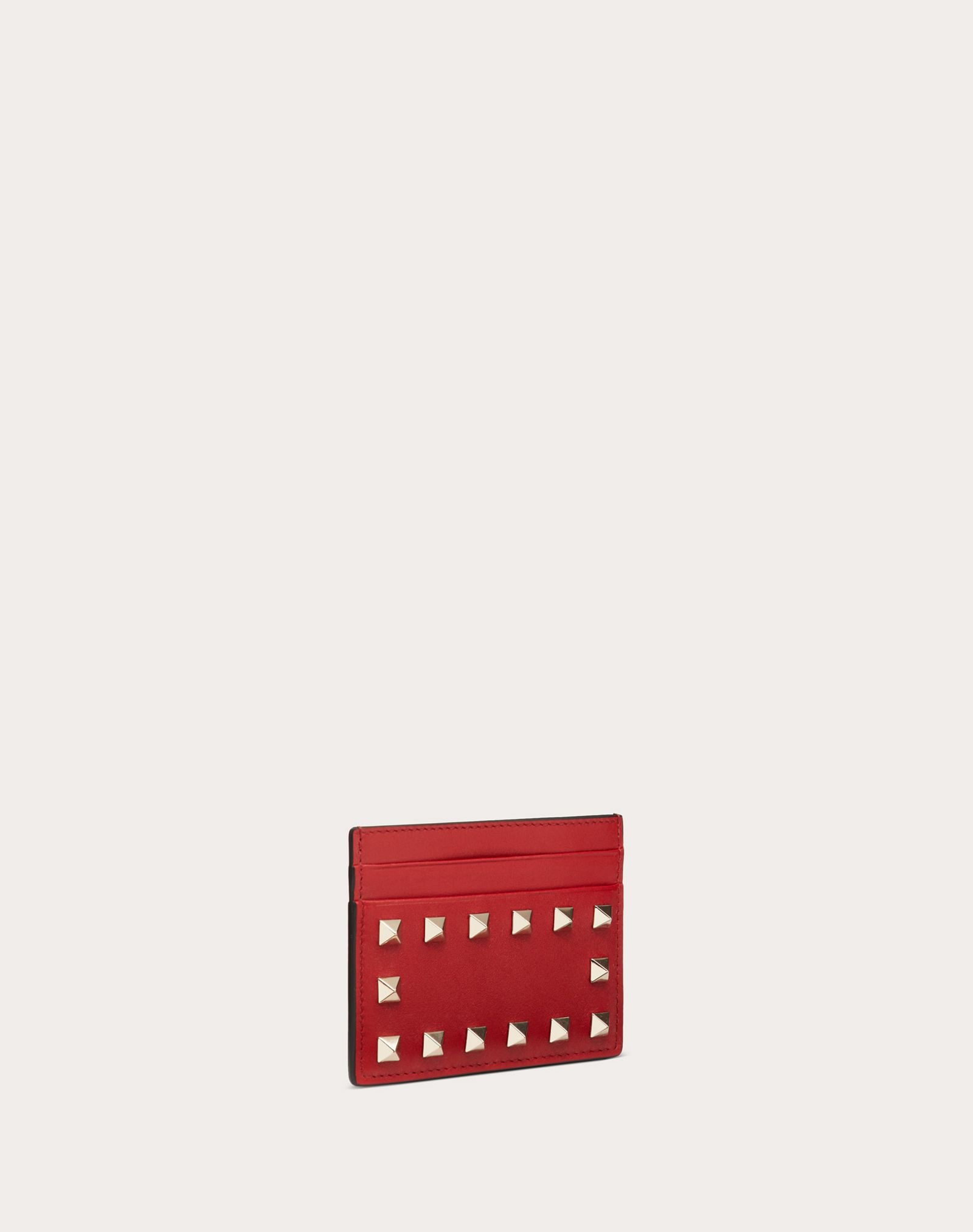 Rockstud Calfskin Cardholder - 4