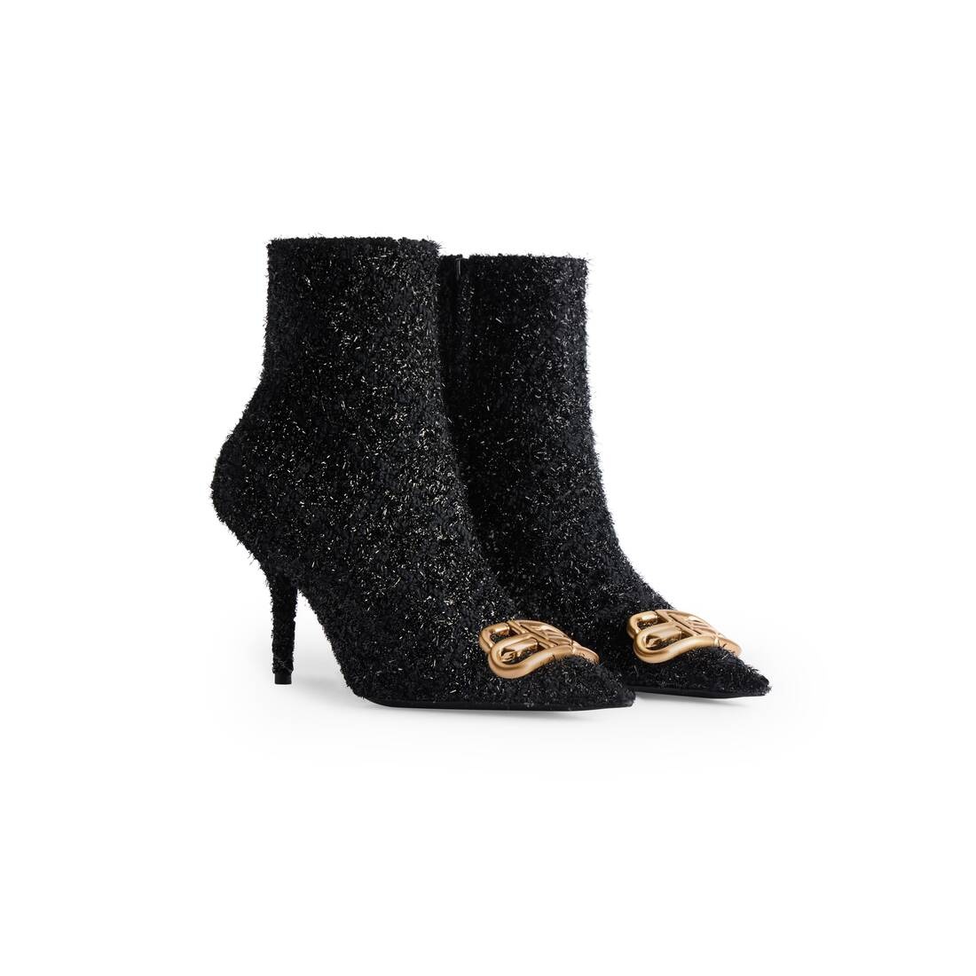 Women's Square Knife 80mm Bootie  in Black - 2